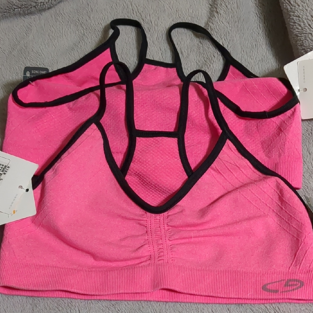Pink Sports Bra